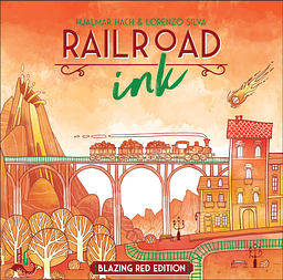 Railroad Ink: Edição Vermelho Ardente